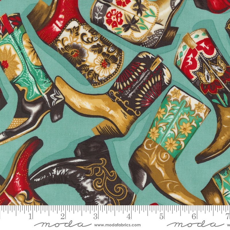 Saddle Ranch Boot Scootin' Pond - Moda from Fort Worth Fabric Studio
