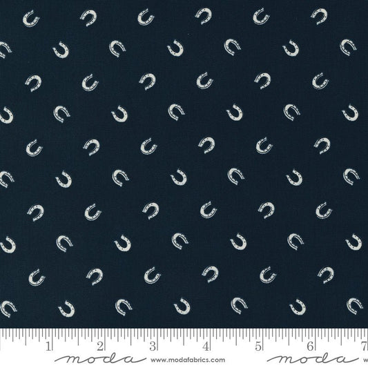 Saddle Ranch Lucky Horseshoe Night Sky - Moda from Fort Worth Fabric Studio