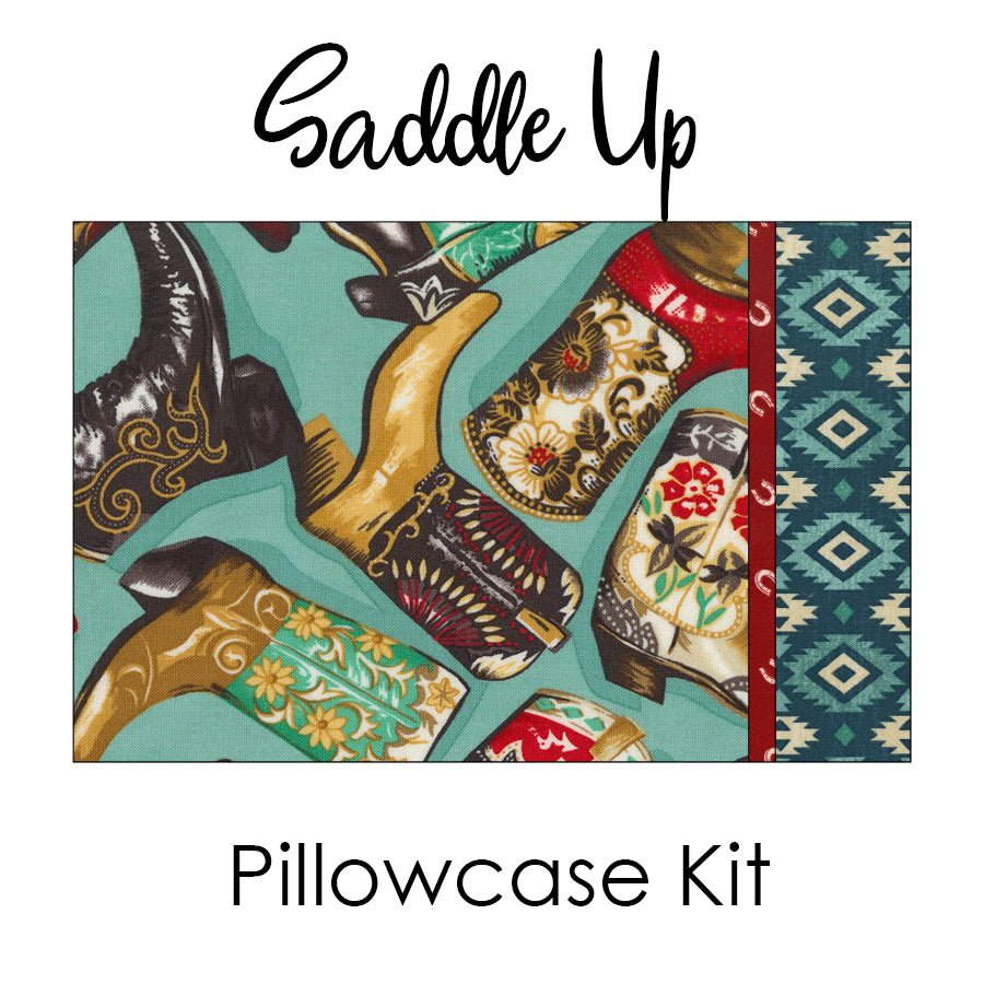 Saddle Up Pillowcase Kit from Moda Kit by Moda