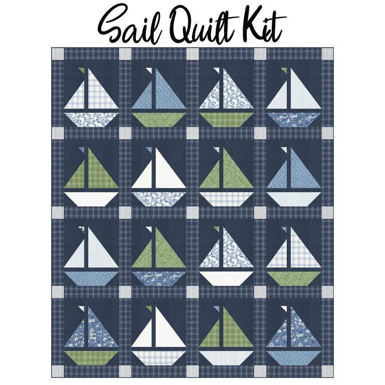 Sail Quilt Kit with Nantucket Summer from Moda - Moda from Fort Worth Fabric Studio