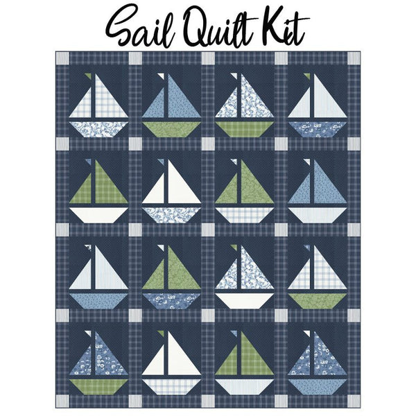 Sail Quilt Kit with Nantucket Summer from Moda - Moda from Fort Worth Fabric Studio