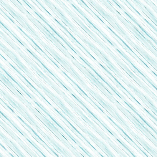 Sapphire Seas Stripes White/Teal - Wilmington Prints from Fort Worth Fabric Studio