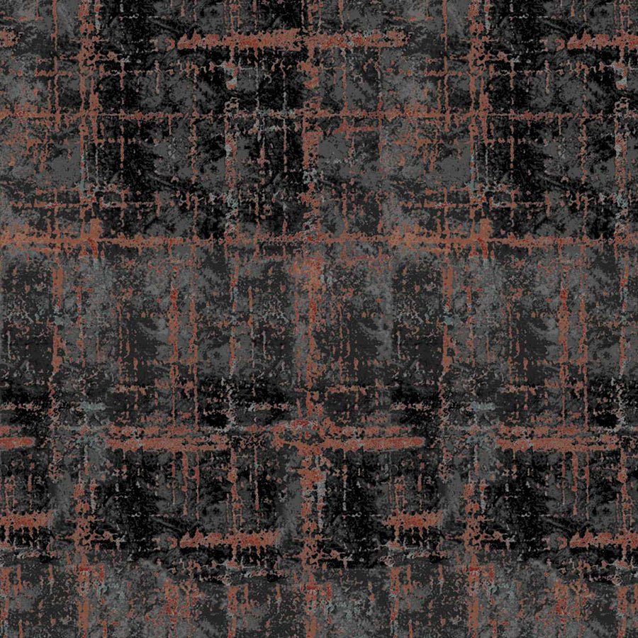 Scary Spice Rough Plaid Graphite - Studio E from Fort Worth Fabric Studio