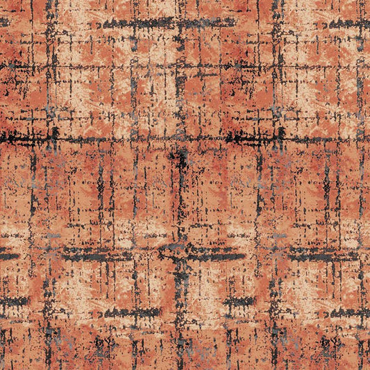 Scary Spice Rough Plaid Honey – Remnant 20″ × 44″ - Studio E from Fort Worth Fabric Studio