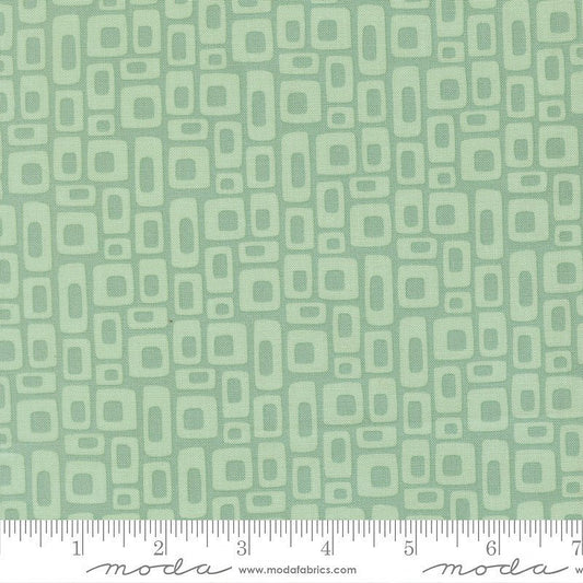 Scenery Marshmellow Dusty Jade – Remnant 15″ × 44″ - Moda from Fort Worth Fabric Studio