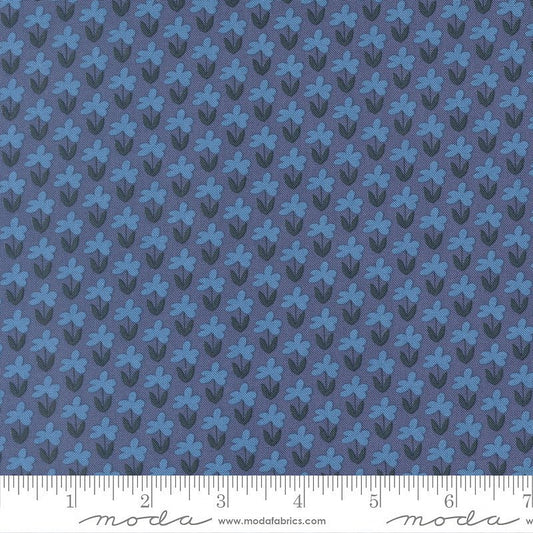 Scenery Meadow Denim - Moda from Fort Worth Fabric Studio