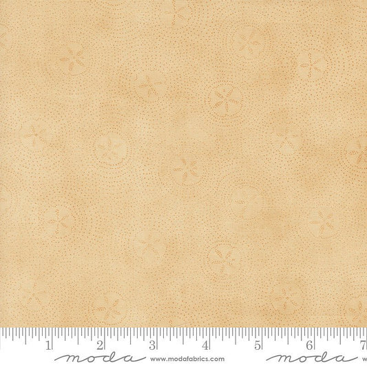 Seaside Sand Dollar Ripples Sand - Moda from Fort Worth Fabric Studio