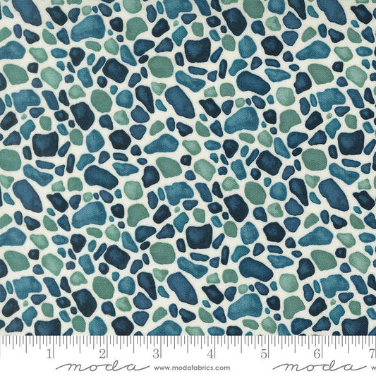 Seaside Seaglass Seafoam White - Moda from Fort Worth Fabric Studio