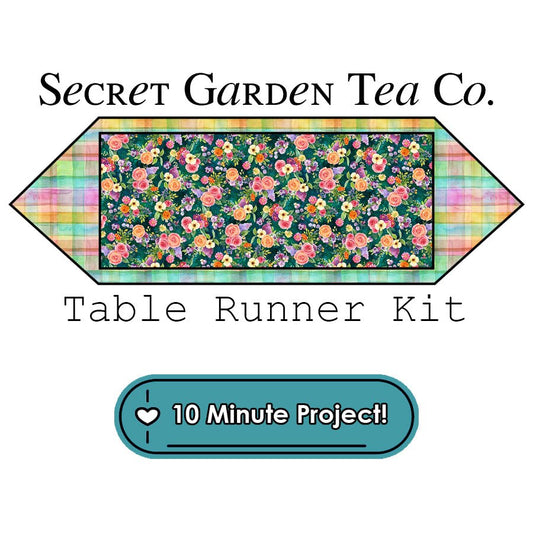 Secret Garden Tea Co. 10 Minute Table Runner Kit Hoffman - Hoffman from Fort Worth Fabric Studio