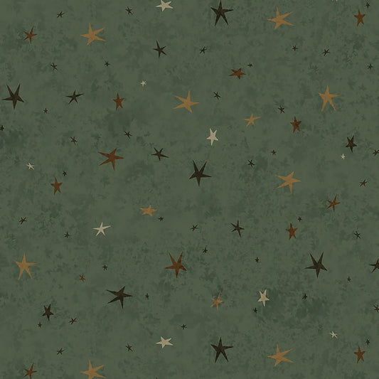 Seeing Stars Green - Henry Glass from Fort Worth Fabric Studio