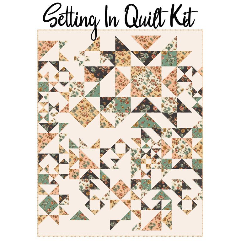 Settling In Quilt Kit with Flora & Thread from Moda - Moda from Fort Worth Fabric Studio