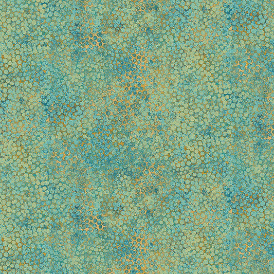 Shimmer Large Pebbles Dawn Metallic - Northcott from Fort Worth Fabric Studio