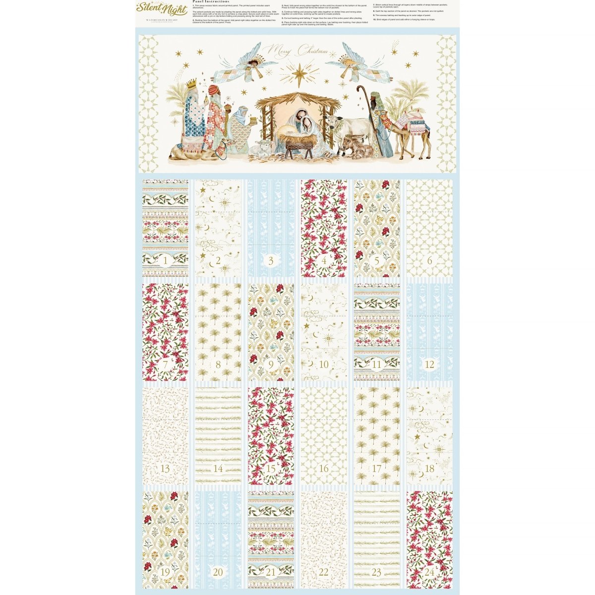 Silent Night 24" Panel Lamb - Moda from Fort Worth Fabric Studio
