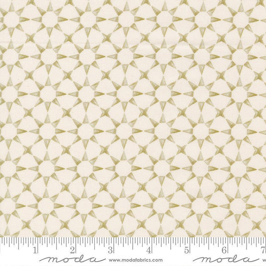 Silent Night Mosaic Stars Lamb – Remnant 21″ × 44″ - Moda from Fort Worth Fabric Studio