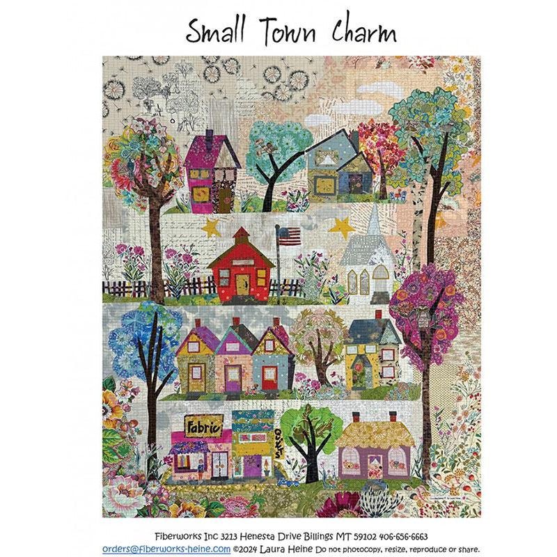 Small Town Charm Quilt Pattern from Fiberworks Inc - Fiberworks Inc from Fort Worth Fabric Studio