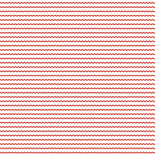 Smitten Chicken Ric Rac White – Remnant 34″ × 44″ - Poppie Cotton from Fort Worth Fabric Studio