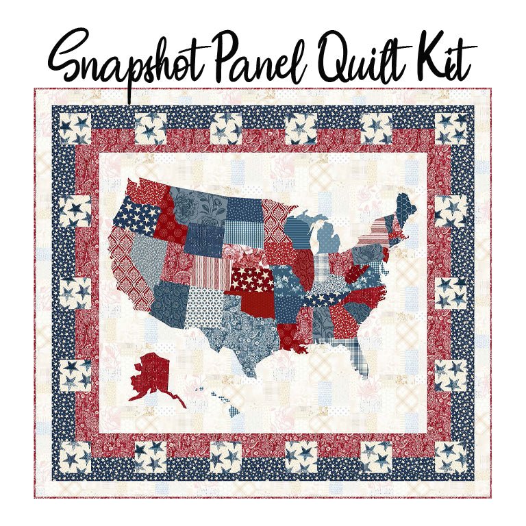 Snapshot Panel Quilt Kit with Pieces of America from Studio E - Studio E from Fort Worth Fabric Studio