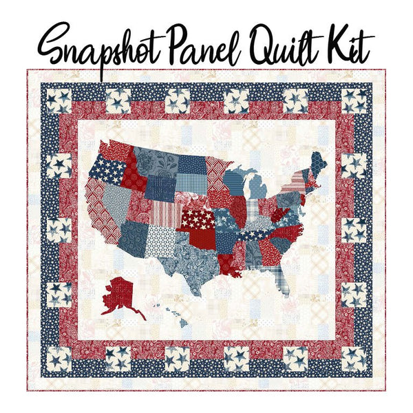 Snapshot Panel Quilt Kit with Pieces of America from Studio E - Studio E from Fort Worth Fabric Studio