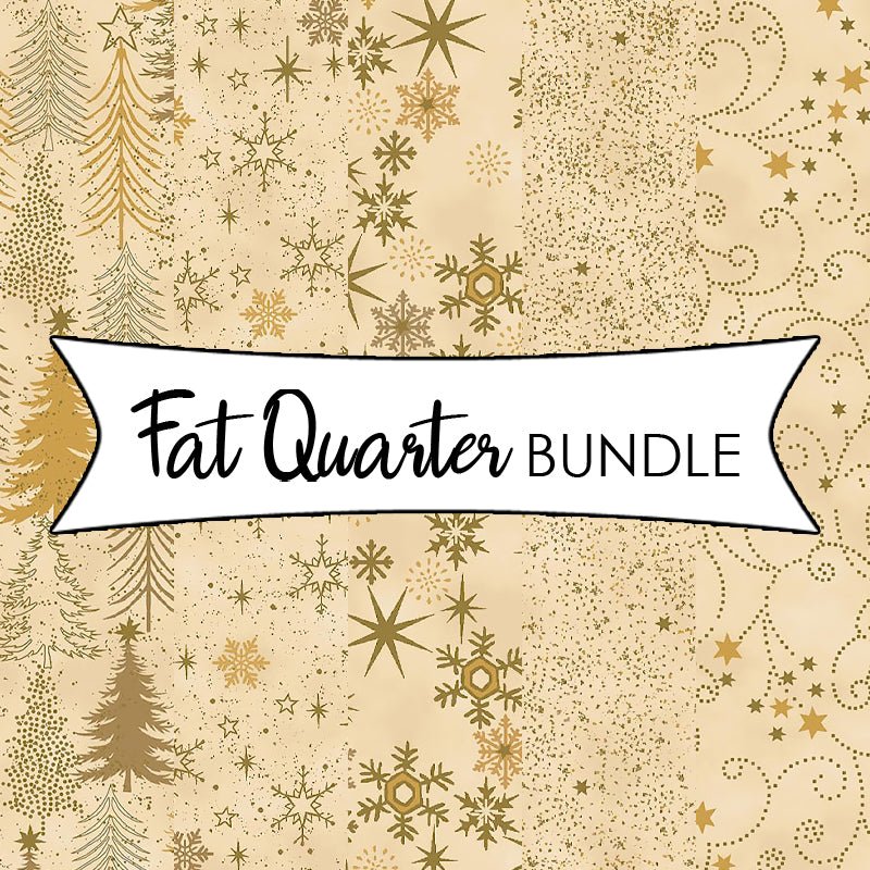 Snow Crystals Fat Quarter Bundle - Stof of Denmark from Fort Worth Fabric Studio