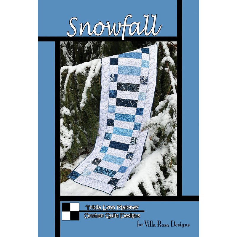 Snowfall Table Runner Pattern PDF Download - Villa Rosa Designs from Fort Worth Fabric Studio