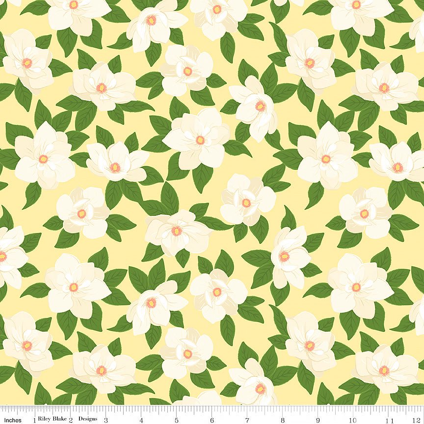Southern Charm Main Yellow – Remnant 11″ × 44″