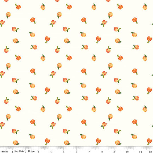 Southern Charm Peaches Cloud - Riley Blake from Fort Worth Fabric Studio