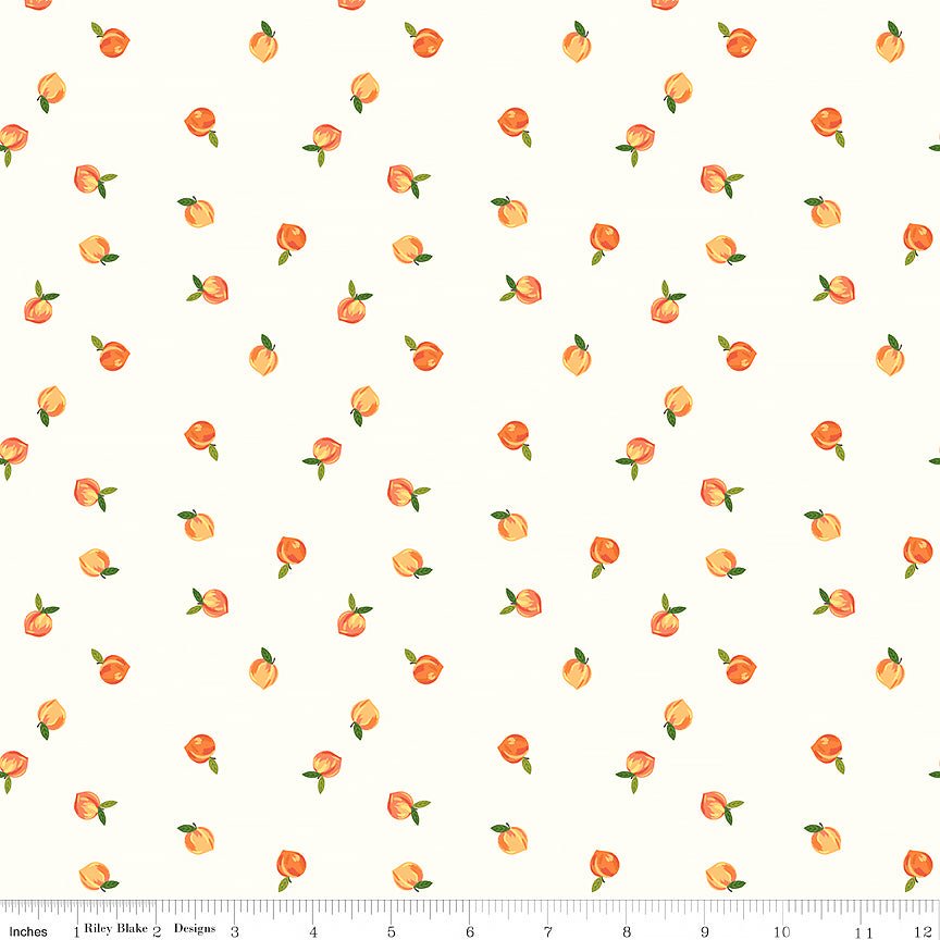 Southern Charm Peaches Cloud – Remnant 12″ × 44″