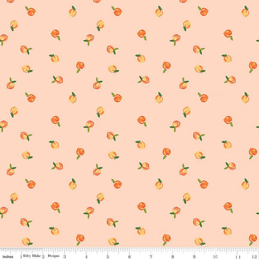 Southern Charm Peaches in Peaches 'n Cream - Riley Blake from Fort Worth Fabric Studio