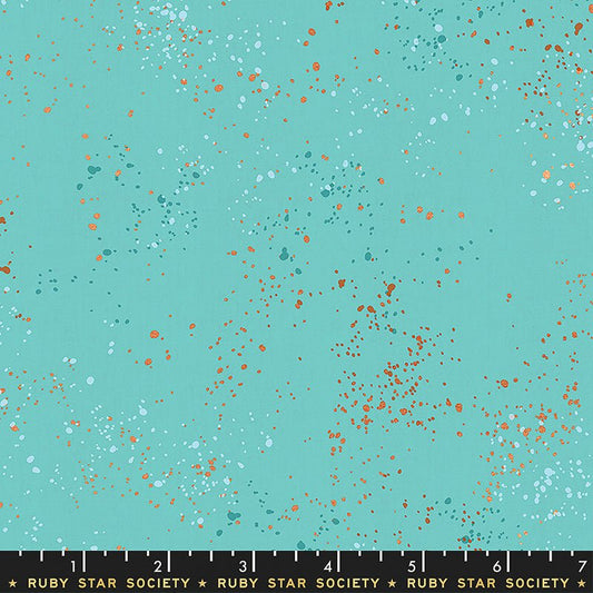 Speckled Turquoise Metallic - Ruby Star Society from Fort Worth Fabric Studio