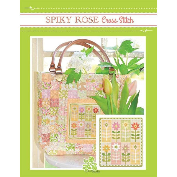 Spiky Rose Cross Stitch Pattern by Fig Tree & Co. - Fig Tree & Co. from Fort Worth Fabric Studio