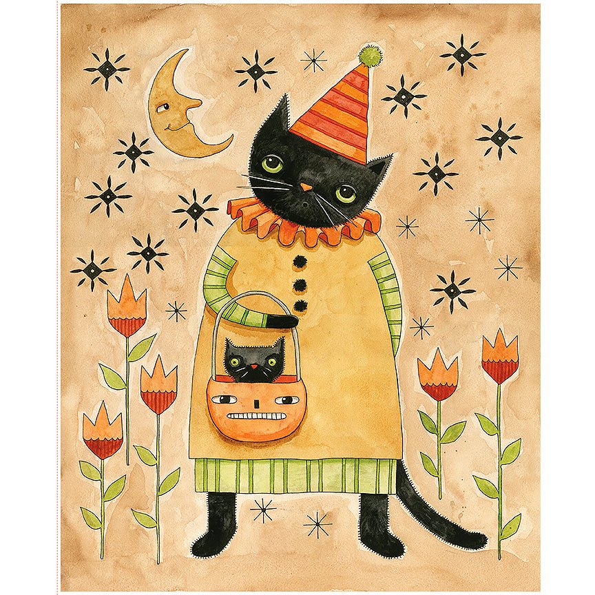 Spooky 35 ½" Panel Multi - Riley Blake from Fort Worth Fabric Studio