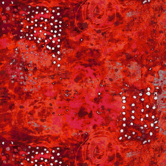 Spotted Graffiti Thimbleberry – Remnant 25″ × 44″