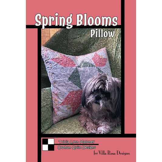 Spring Blooms Pillow Pattern PDF Download - Villa Rosa Designs from Fort Worth Fabric Studio