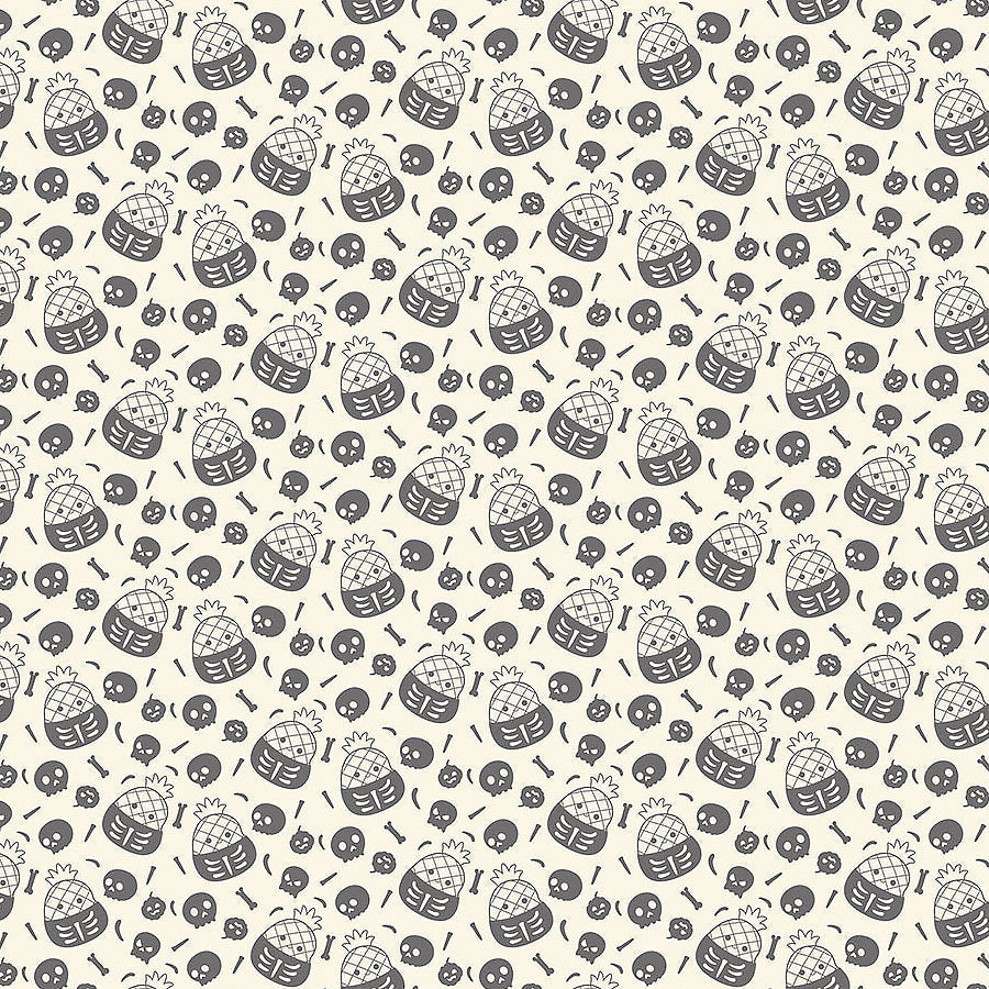 Squishmallows Boo Squad Maui Skeleton Cream – Remnant 20" × 44"