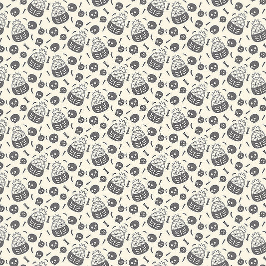 Squishmallows Boo Squad Maui Skeleton Cream – Remnant 20" × 44" - Northcott from Fort Worth Fabric Studio