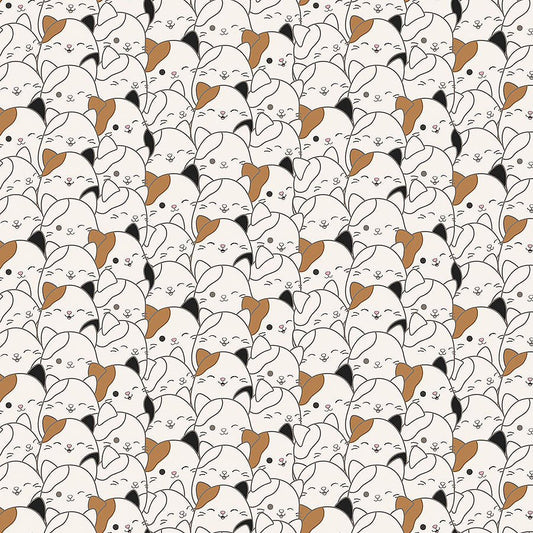 Squishmallows Packed Cats Cream - Northcott from Fort Worth Fabric Studio