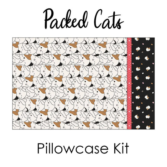 Squishmallows - Packed Cats - Pillowcase Kit from Northcott - Northcott from Fort Worth Fabric Studio