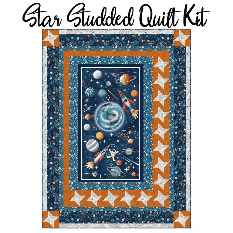 Star Studded Quilt Kit with Milky Way from Henry Glass - Henry Glass from Fort Worth Fabric Studio