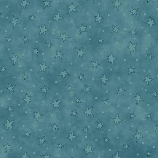Starry Basics Blue - Henry Glass from Fort Worth Fabric Studio