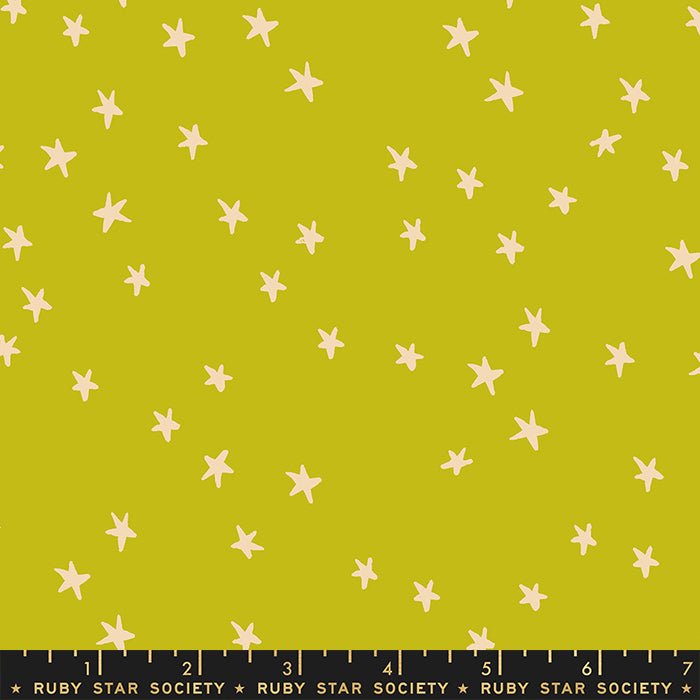 Starry Night Sky Pistachio – Remnant 37" × 44"