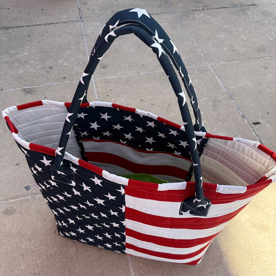 Stars & Stripes 3 Yard Tote Bag Kit from BEHGDesigns - BEHGDesigns from Fort Worth Fabric Studio