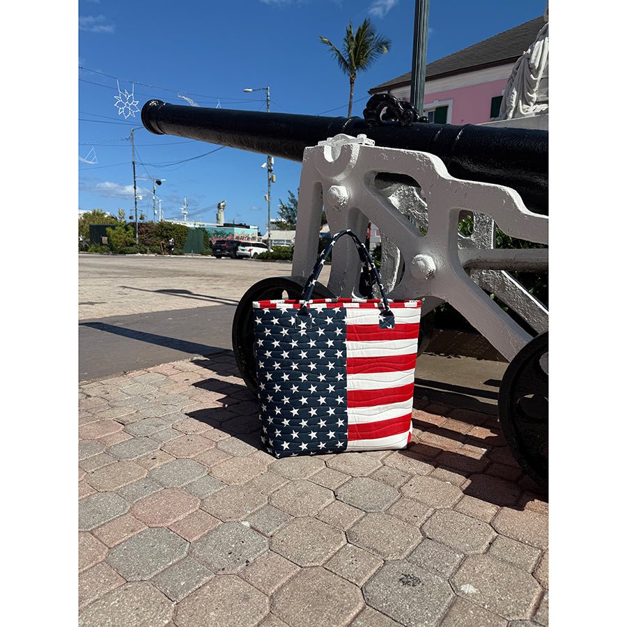 Stars & Stripes 3 Yard Tote Bag Kit from BEHGDesigns - BEHGDesigns from Fort Worth Fabric Studio