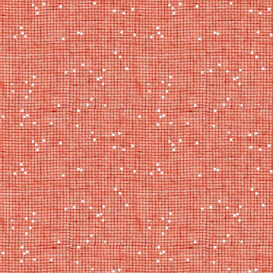 Stash Check Orange - Figo Fabrics from Fort Worth Fabric Studio