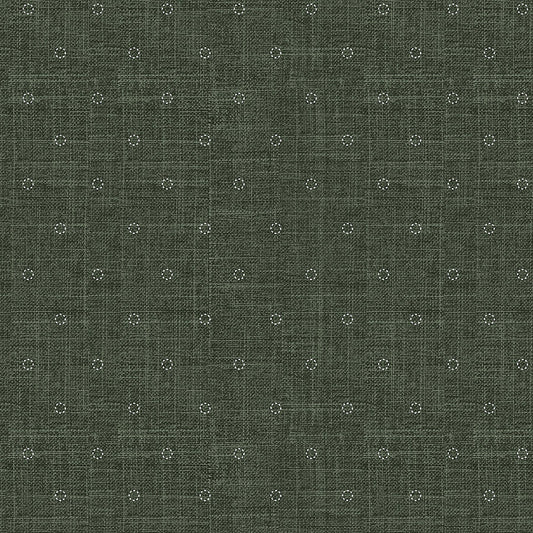 Stash Stitches Olive - Figo Fabrics from Fort Worth Fabric Studio