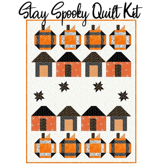 Stay Spooky Exclusive Quilt Kit from FWFS - Fort Worth Fabric Studio from Fort Worth Fabric Studio