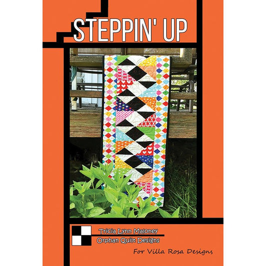 Steppin' Up Table Runner Pattern PDF Download - Villa Rosa Designs from Fort Worth Fabric Studio