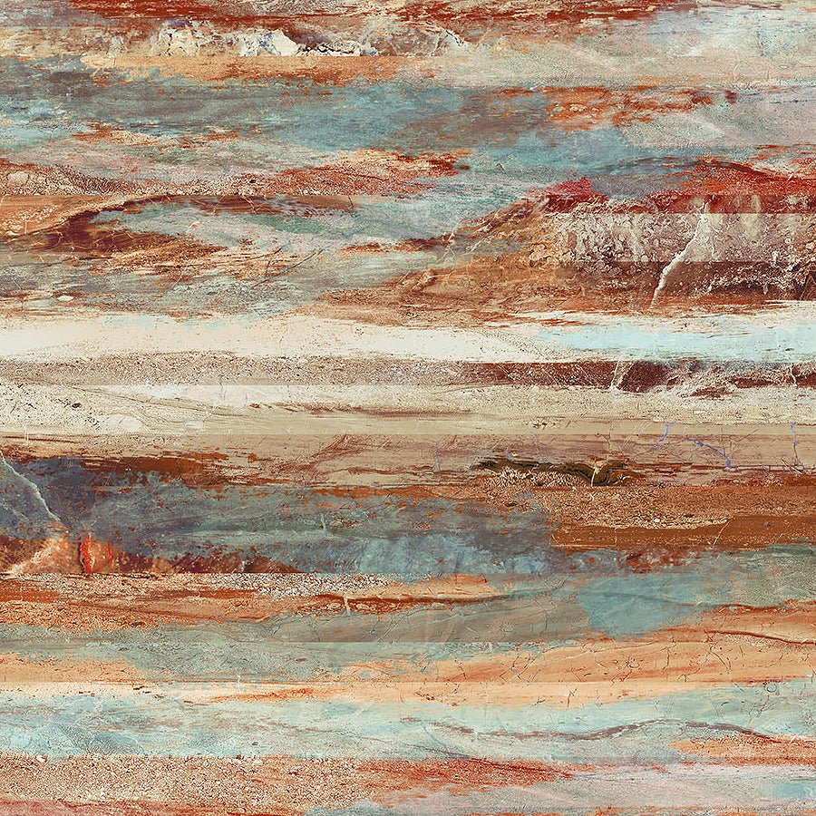 Stonehenge Canyon Ombre with Clouds Blue Multi – Remnant 31″ × 44″