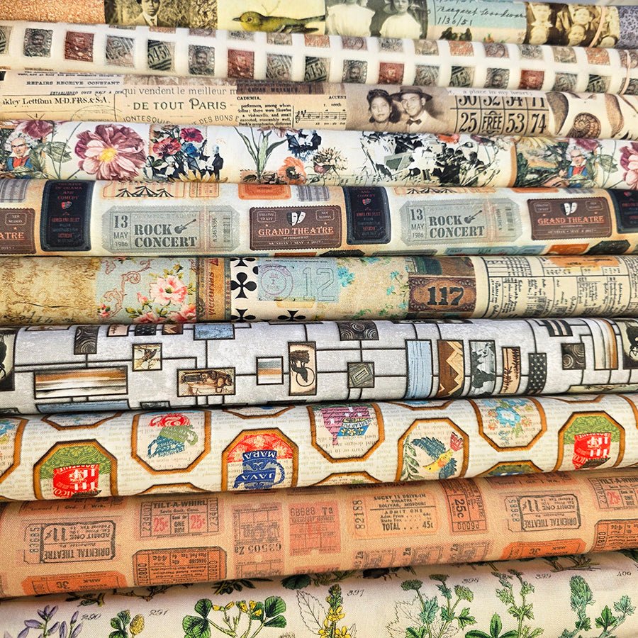 Sugar, Spice & Patchwork — FWFS Exclusive Fat Quarter Bundle (10 FQs) - Fort Worth Fabric Studio from Fort Worth Fabric Studio