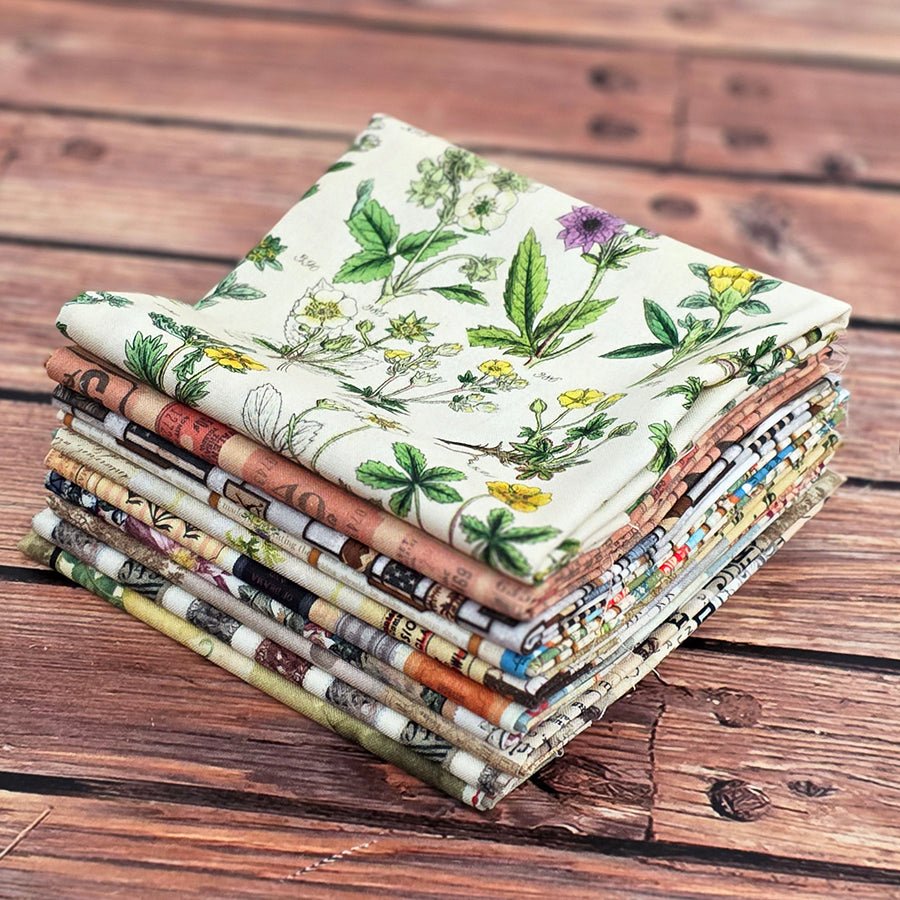 Sugar, Spice & Patchwork — FWFS Exclusive Fat Quarter Bundle (10 FQs) - Fort Worth Fabric Studio from Fort Worth Fabric Studio