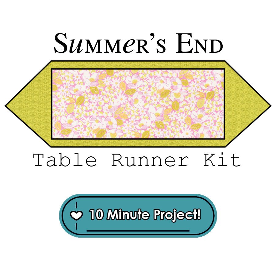 Summer's End Table Runner Kit Moda - Moda from Fort Worth Fabric Studio